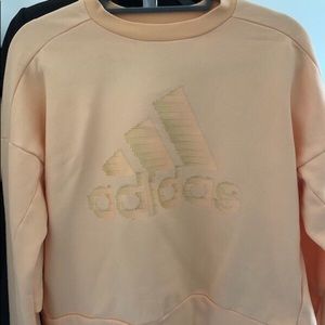 Adidas peach sweatshirt